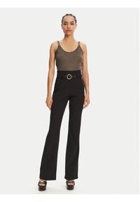 Just Cavalli Spodnie materiałowe 78PAA130 Czarny Slim Fit. Kolor: czarny. Materiał: syntetyk #3