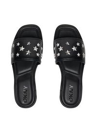 DKNY Klapki K1622909 Czarny. Kolor: czarny. Materiał: skóra #4