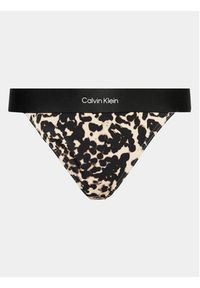 Calvin Klein Swimwear Dół od bikini KW0KW02491 Czarny. Kolor: czarny. Materiał: syntetyk #5