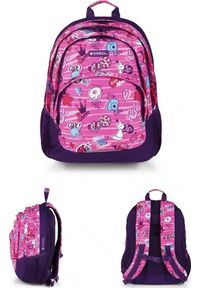 GABOL BACKPACK STICKER PINK WITH DRAWING