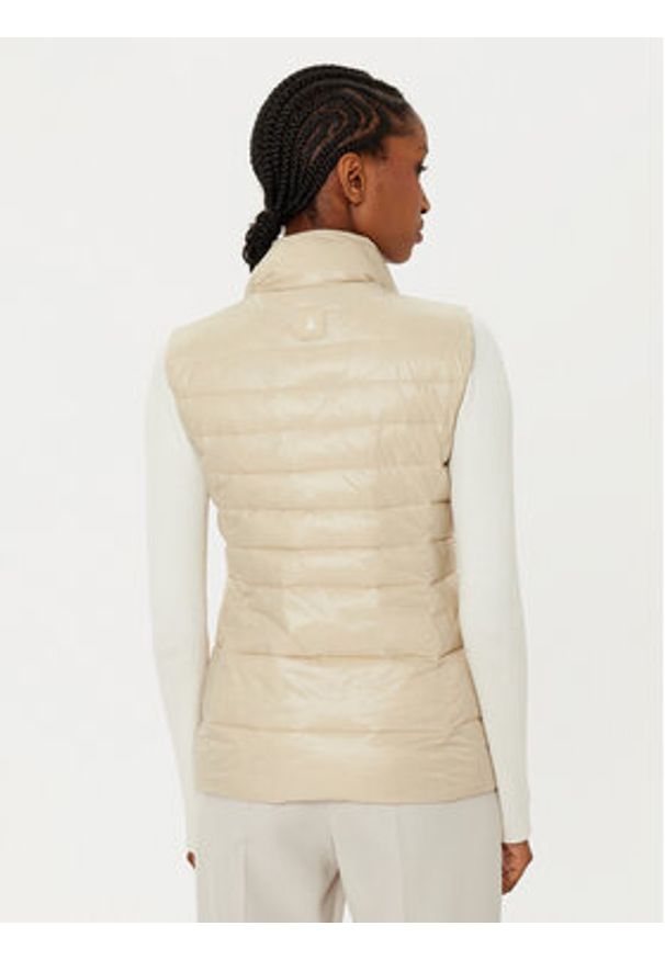 Patrizia Pepe Bezrękawnik 8O0172/A503-B814 Beżowy Regular Fit. Kolor: beżowy. Materiał: syntetyk. Długość rękawa: bez rękawów