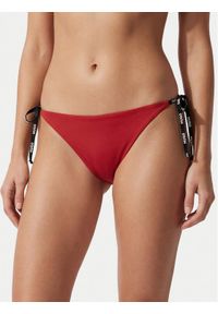 Hugo - HUGO Dół od bikini Pure Side Tie 50555671 Czerwony. Kolor: czerwony. Materiał: syntetyk #1
