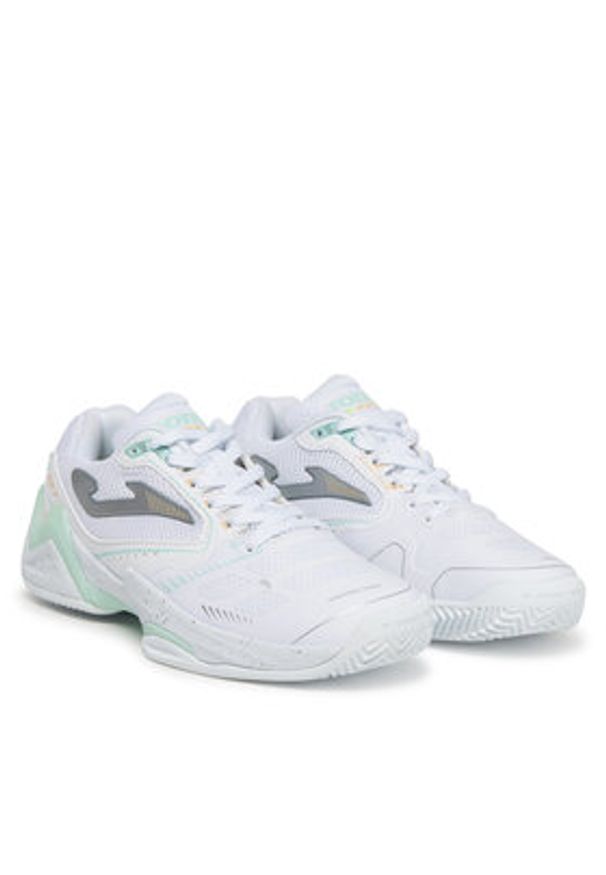 Joma Buty do tenisa Set 2502 TSELS2502C Biały. Kolor: biały. Materiał: materiał. Sport: tenis