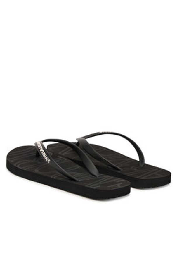 Emporio Armani Japonki EX000041 AF22188 MC001 Czarny. Kolor: czarny. Materiał: syntetyk