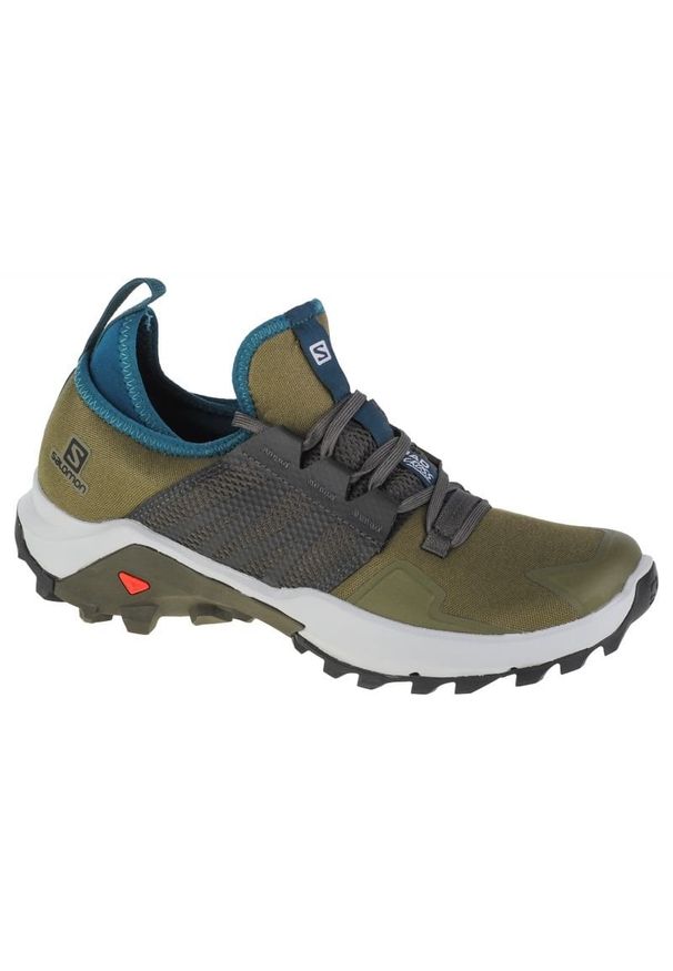 salomon - Buty Salomon Madcross M 414416 zielone. Zapięcie: sznurówki. Kolor: zielony. Materiał: tkanina, syntetyk, guma. Szerokość cholewki: normalna