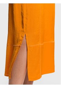 AMERICAN VINTAGE - American Vintage Spódnica midi Widland WID13CE23 Pomarańczowy Regular Fit. Kolor: pomarańczowy. Materiał: syntetyk. Styl: vintage #2