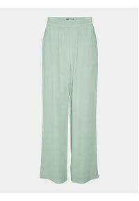 Vero Moda Spodnie materiałowe Carmen 10278926 Zielony Wide Leg. Kolor: zielony. Materiał: wiskoza