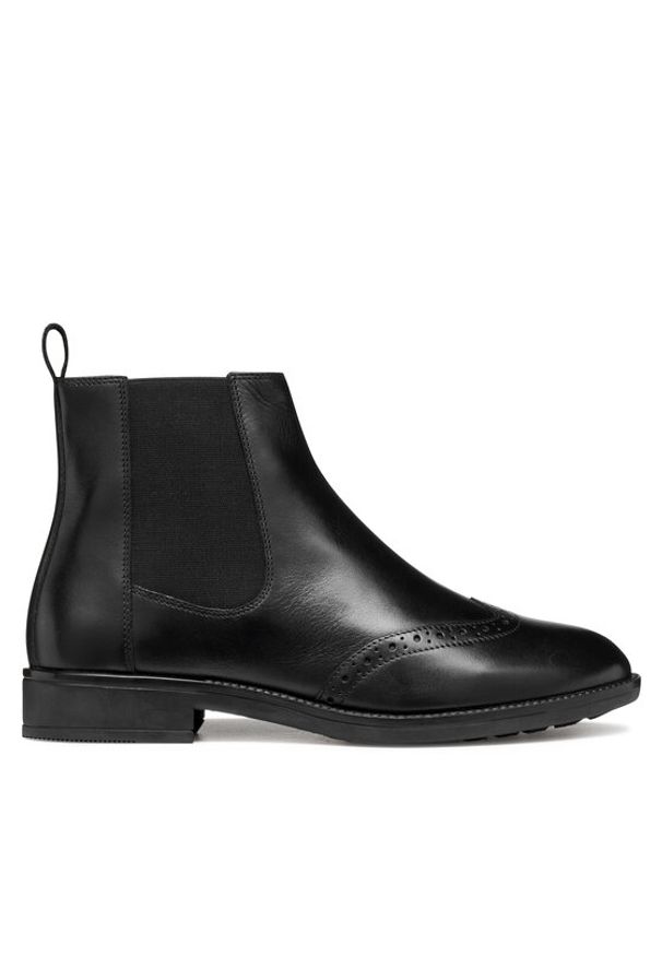 Geox Sztyblety D Jaylon 2 D56QAA 043NH C9999 Czarny. Kolor: czarny. Materiał: skóra