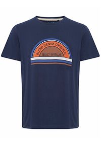 Blend T-Shirt 20715022 Granatowy Regular Fit. Kolor: niebieski. Materiał: bawełna #6