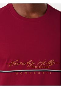 Beverly Hills Polo Club T-Shirt P-SS26M-TS1519 Czerwony Regular Fit. Typ kołnierza: polo. Kolor: czerwony. Materiał: bawełna #2
