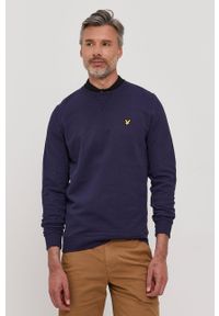 Lyle & Scott - Bluza bawełniana. Okazja: na co dzień. Typ kołnierza: bez kaptura. Kolor: niebieski. Materiał: bawełna. Wzór: gładki. Styl: casual #1