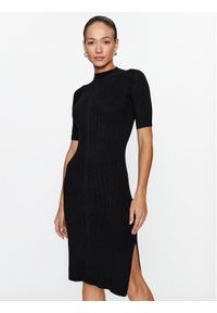 Guess Sukienka dzianinowa Arielle W3BK40 Z3940 Czarny Regular Fit. Kolor: czarny. Materiał: syntetyk #1