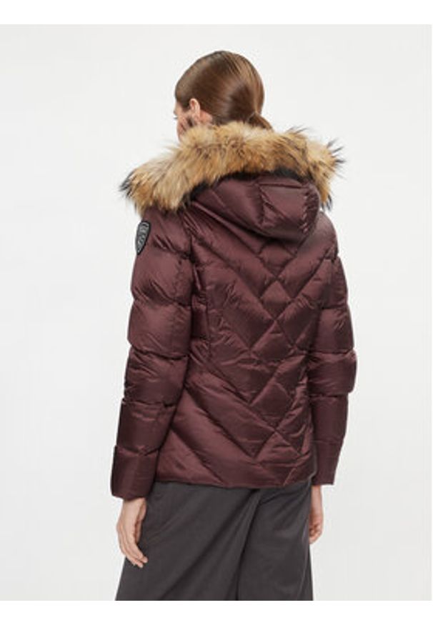 Blauer Kurtka puchowa 23WBLDC03141 Brązowy Regular Fit. Kolor: brązowy. Materiał: syntetyk