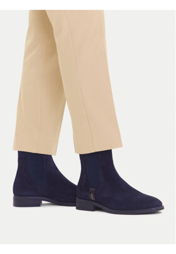 GANT - Gant Sztyblety 31553127 Granatowy. Kolor: niebieski. Materiał: skóra, zamsz