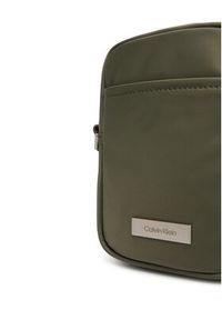 Calvin Klein Saszetka Sleek Slim Reporter LV04D3233G Zielony. Kolor: zielony. Materiał: materiał #5