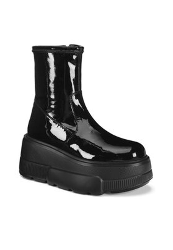 Badura Botki CASI-01W4-004-1 Czarny. Kolor: czarny. Materiał: skóra