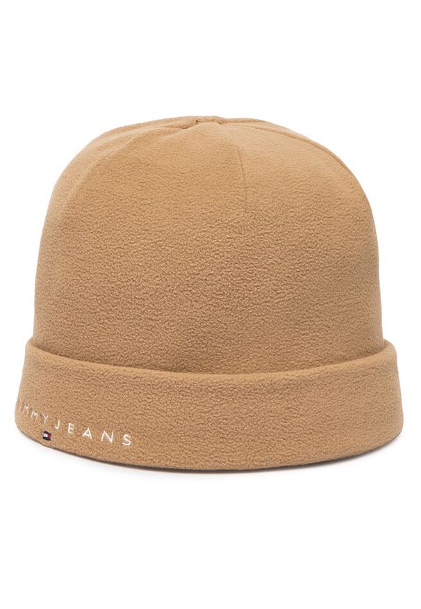 Czapka Tommy Jeans. Kolor: beżowy