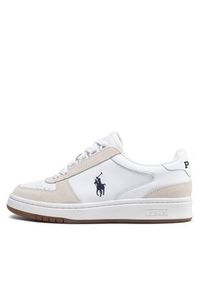 Polo Ralph Lauren Sneakersy Polo Crt Pp 809834463002 Biały. Kolor: biały. Materiał: skóra