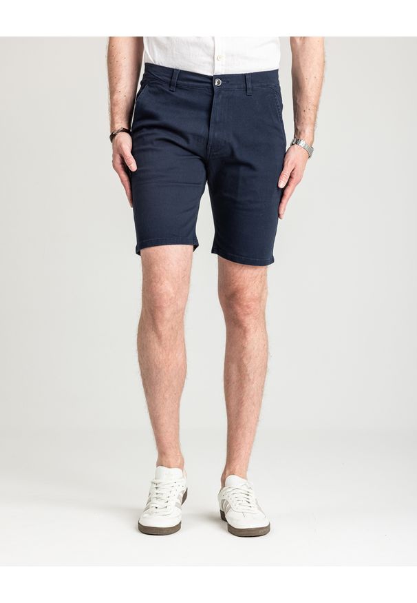 MARCUS - Męskie Spodenki Marcus Gerry Chino Shorts Dk. Navy 19-200266-7050