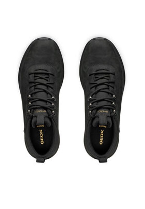 Geox Sneakersy U Spherica Actif X2 U56HMA 00045 C9999 Czarny. Kolor: czarny. Materiał: skóra