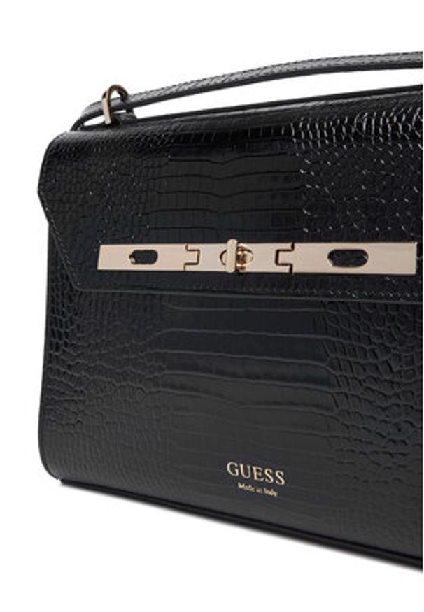 Guess Torebka HWAMPC L5476 Czarny. Kolor: czarny. Materiał: skórzane
