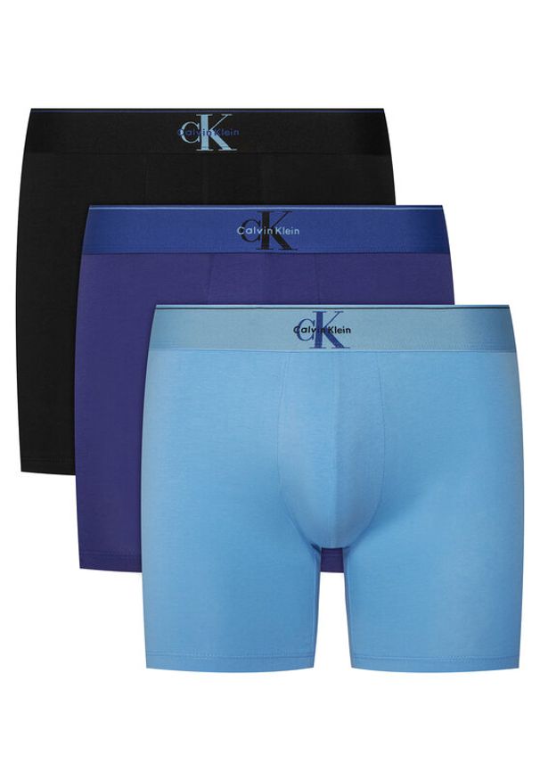 Calvin Klein Underwear Komplet bokserek LV00NB4473 Niebieski. Kolor: niebieski. Materiał: bawełna