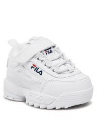 Fila Sneakersy Disruptor E Infants 1011298.1FG Biały. Kolor: biały. Materiał: skóra #6