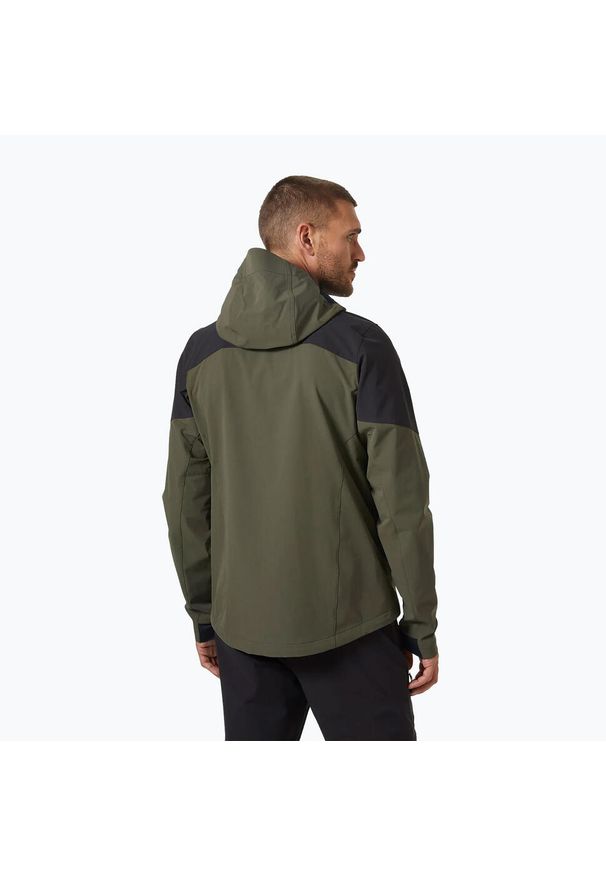 Kurtka softshell męska Helly Hansen Blaze Softshell. Kolor: szary. Materiał: softshell. Sport: turystyka piesza