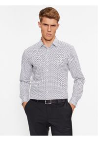 BOSS - Boss Koszula H-Hank-S-Kent-C1-232 50502959 Biały Slim Fit. Typ kołnierza: kołnierzyk klasyczny. Kolor: biały. Materiał: bawełna