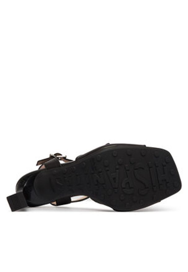 Hispanitas Sandały HV264814 C002 Czarny. Kolor: czarny. Materiał: skóra