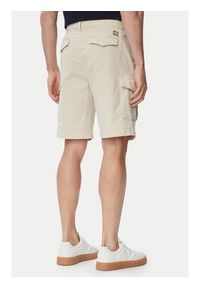 Guess Szorty materiałowe M6GDVA W1703 Kremowy Regular Fit. Kolor: kremowy. Materiał: bawełna #2