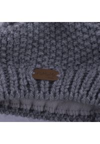 Zimowa czapka dziewczęca PaMaMi - Jasnoszary. Kolor: szary. Materiał: poliamid, akryl. Sezon: zima #2