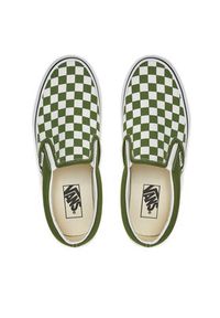 Vans Tenisówki Classic Slip-On VN000D03CIB1 Zielony. Zapięcie: bez zapięcia. Kolor: zielony. Materiał: materiał #6