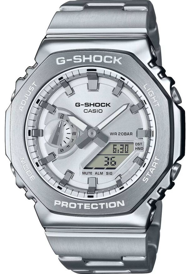 Zegarek G-SHOCK Zegarek Casio G-Shock GM-2110D-7AER G-Steel męski .