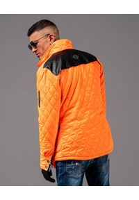 GUNS & TUXEDOS - Pomarańczowa kurtka pikowana Hunter 1. Kolor: pomarańczowy. Materiał: puch, materiał #4
