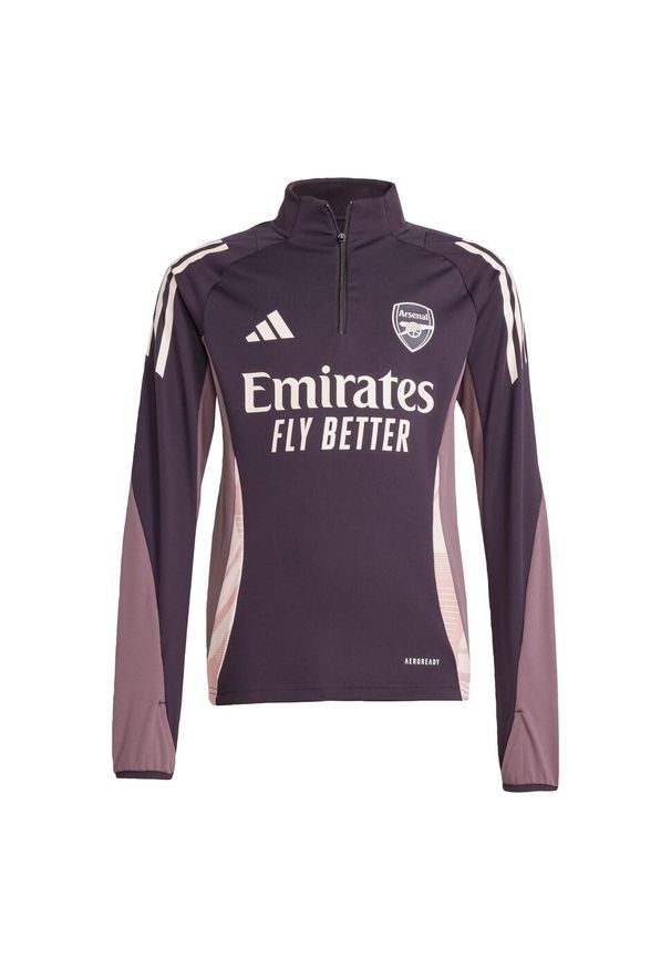 Adidas - Bluza Arsenal Tiro 24 Training. Kolor: czarny, niebieski, wielokolorowy. Materiał: dresówka, materiał. Sport: fitness, piłka nożna