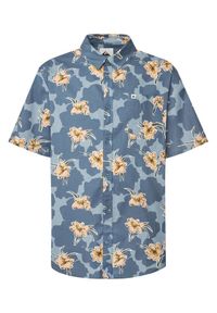 Quiksilver Koszula Apero Classic Ss EQYWT04605 Niebieski Regular Fit. Kolor: niebieski. Materiał: bawełna