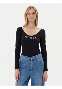 Guess Body O5RM08 KBBU1 Czarny Slim Fit. Kolor: czarny. Materiał: bawełna