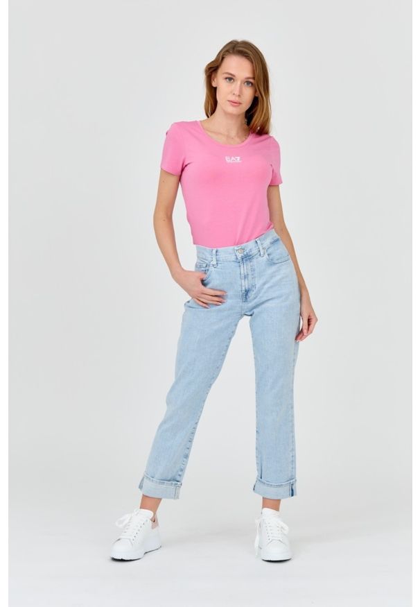 7 FOR ALL MANKIND Jasne jeansy damskie Relaxed Skinny, Rozmiar 28. Kolor: niebieski