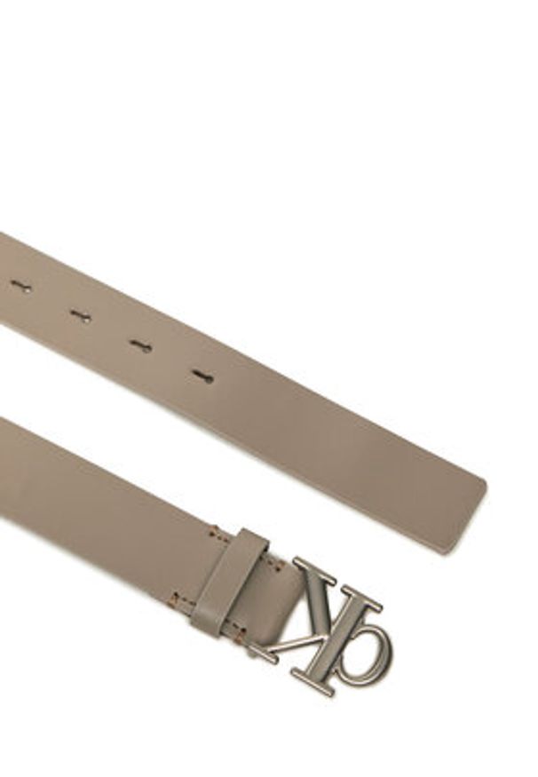 Calvin Klein Pasek Damski K60K612289 Beżowy. Kolor: beżowy. Materiał: skóra