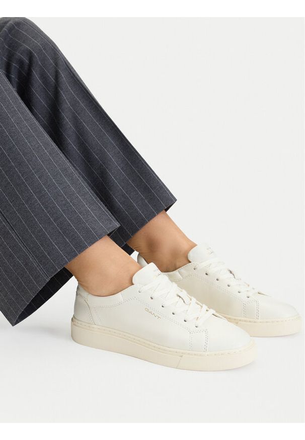 GANT - Gant Sneakersy 32531216 Biały. Kolor: biały. Materiał: skóra