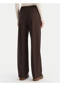 Weekend Max Mara Spodnie materiałowe Petra 2525136032 Brązowy Regular Fit. Kolor: brązowy. Materiał: syntetyk