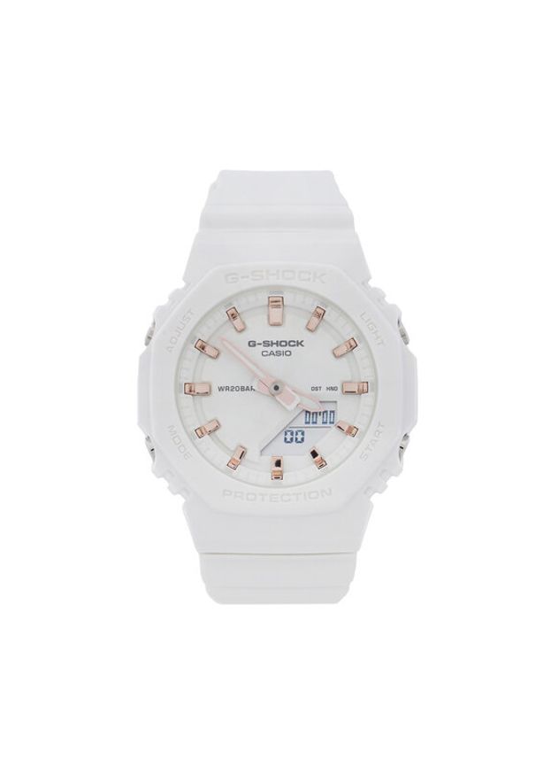 G-Shock Zegarek GMA-P2100M-7AER Biały. Kolor: biały