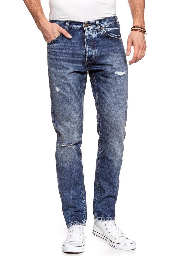 Wrangler - SPODNIE MĘSKIE WRANGLER SLIDER ONCE UPON A BLU W18RGW195 112127370