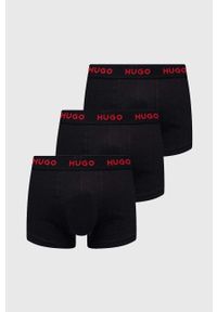 Hugo - HUGO bokserki 3-pack męskie kolor czarny. Kolor: czarny #1