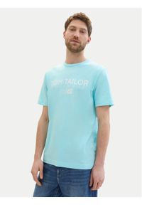 Tom Tailor T-Shirt 1041871 Niebieski Regular Fit. Kolor: niebieski. Materiał: bawełna