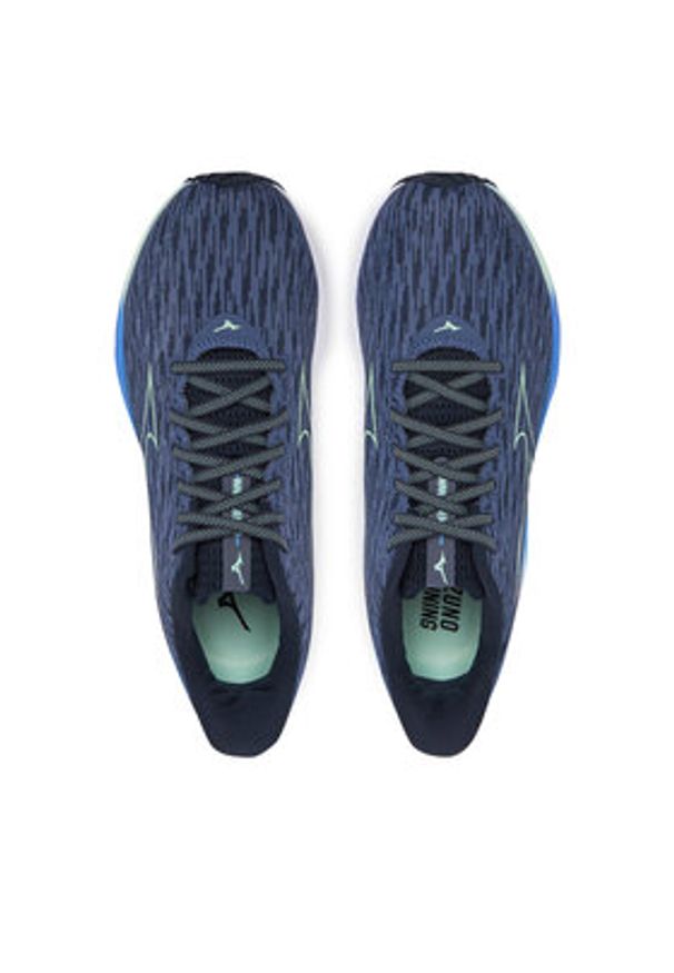 Mizuno Buty do biegania Wave Rider 28 J1GC2403 Niebieski. Kolor: niebieski. Materiał: materiał. Model: Mizuno Wave