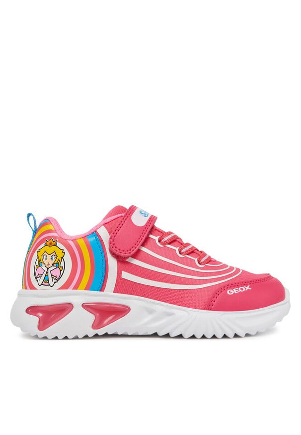Sneakersy Geox. Kolor: różowy