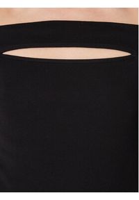 Sisley Bluzka 3TP9W1007 Czarny Slim Fit. Kolor: czarny. Materiał: bawełna #3