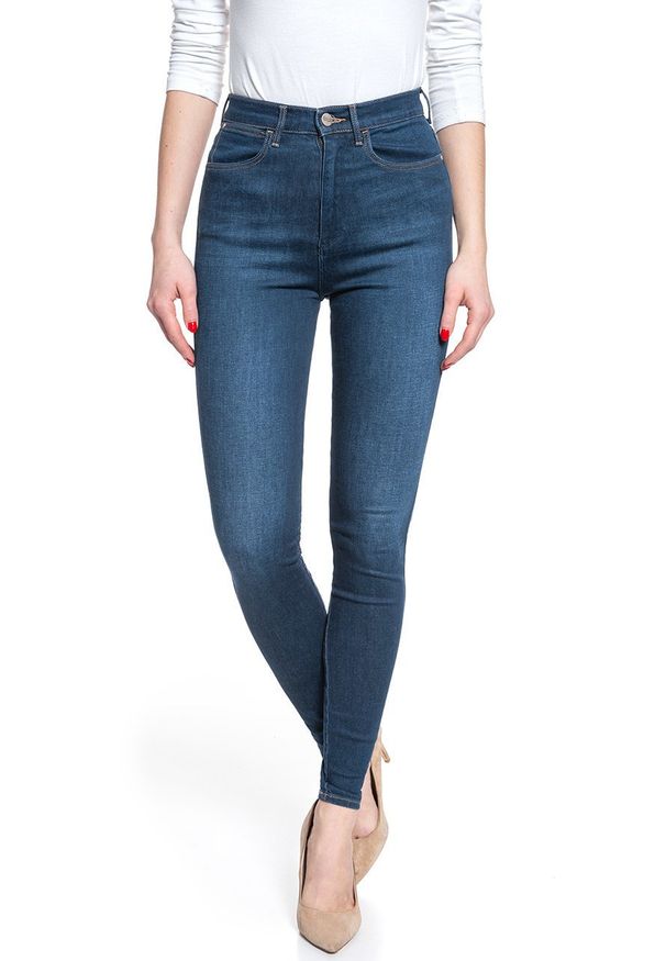 Wrangler - WRANGLER SUPER HIGH SKINNY DARK INDIGO W27WVQX1E 112128201